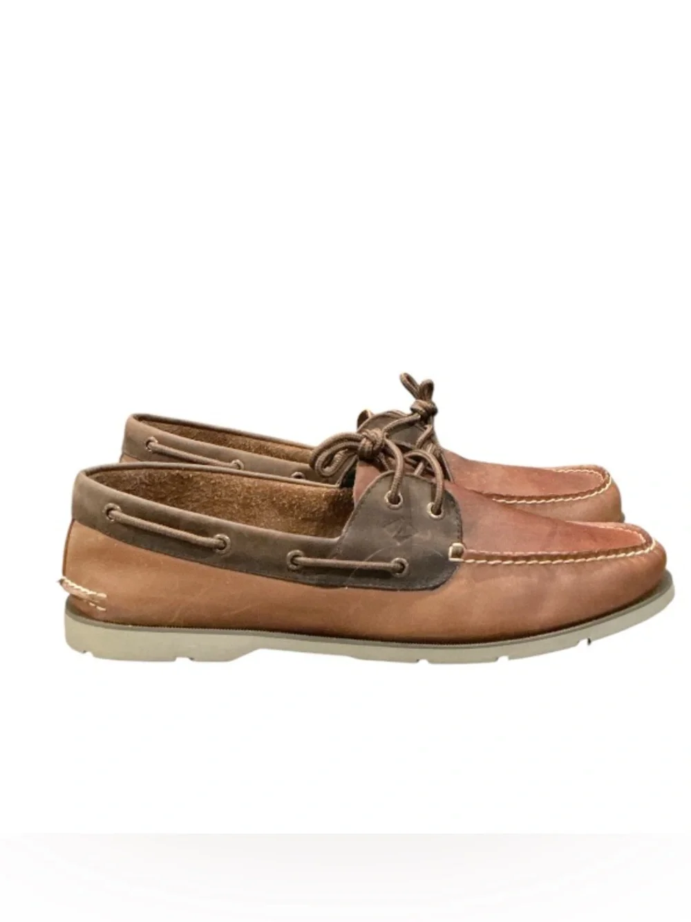 New authentic Sperry signature leather boat shoes sz 13 men’s Display